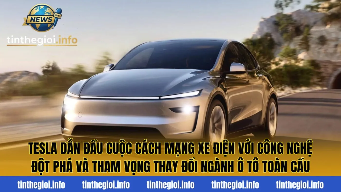 Tesla dẫn đầu cuộc cách mạng xe điện với công nghệ đột phá và tham vọng thay đổi ngành ô tô toàn cầu