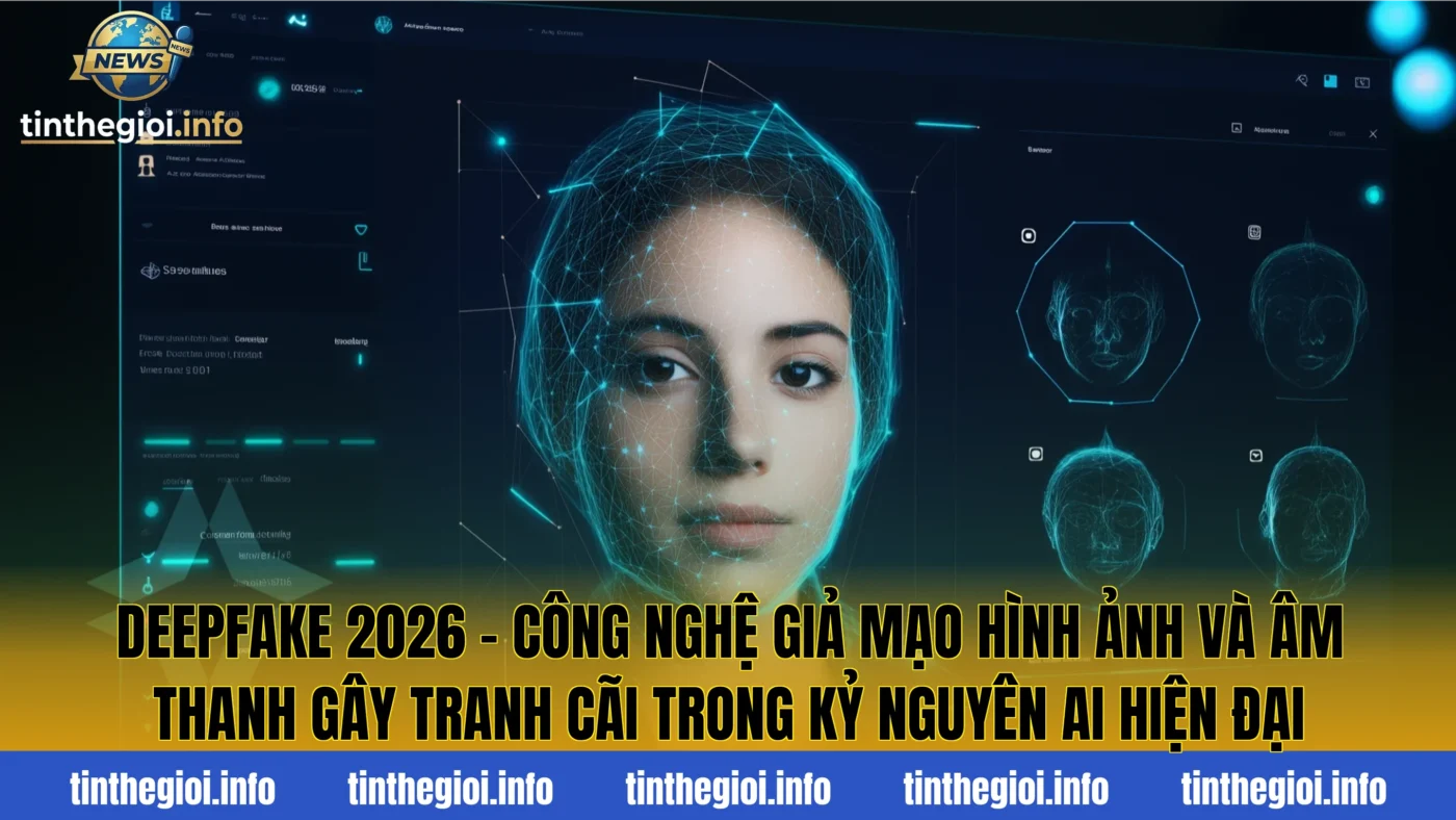 Deepfake 2026 – Công nghệ giả mạo hình ảnh và âm thanh gây tranh cãi trong kỷ nguyên AI hiện đại