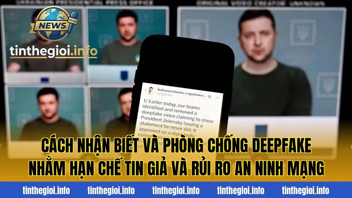 Cách nhận biết và phòng chống Deepfake nhằm hạn chế tin giả và rủi ro an ninh mạng