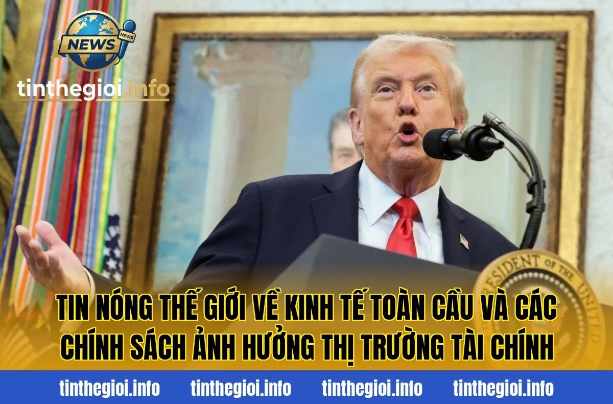 Tin nóng thế giới về kinh tế toàn cầu và các chính sách ảnh hưởng thị trường tài chính