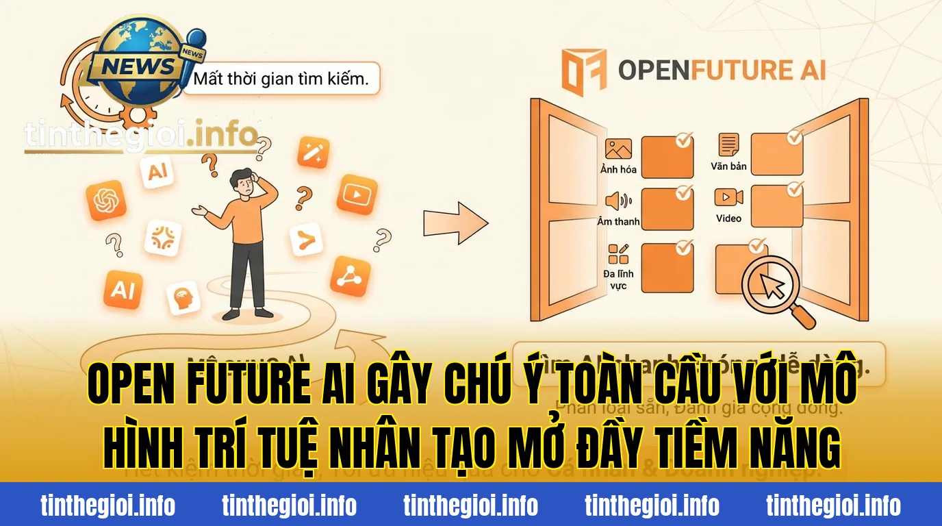 Open Future AI gây chú ý toàn cầu với mô hình trí tuệ nhân tạo mở đầy tiềm năng